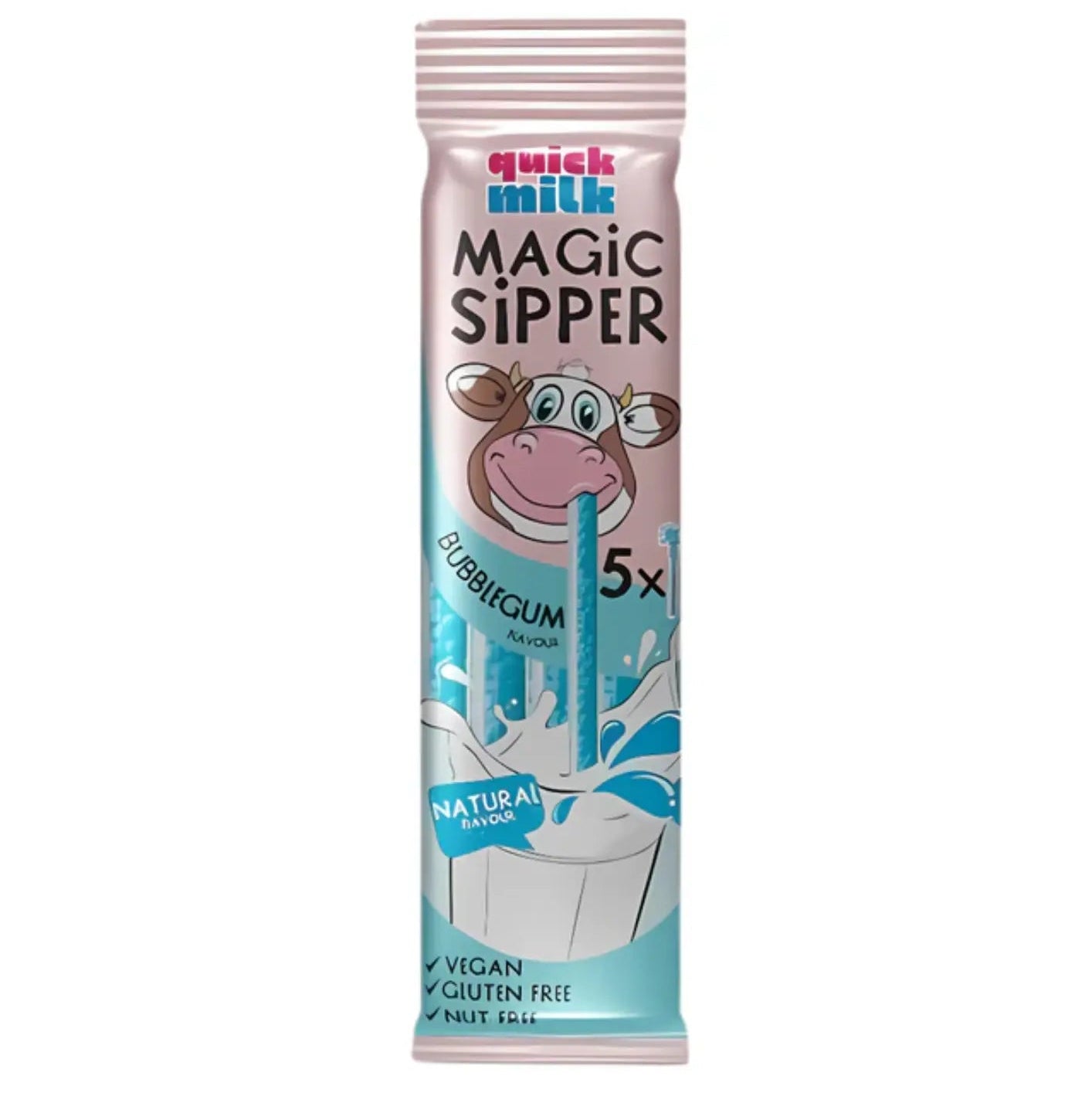Quick Milk Magic Sipper Goût Bubblegum 30g (5x6g)