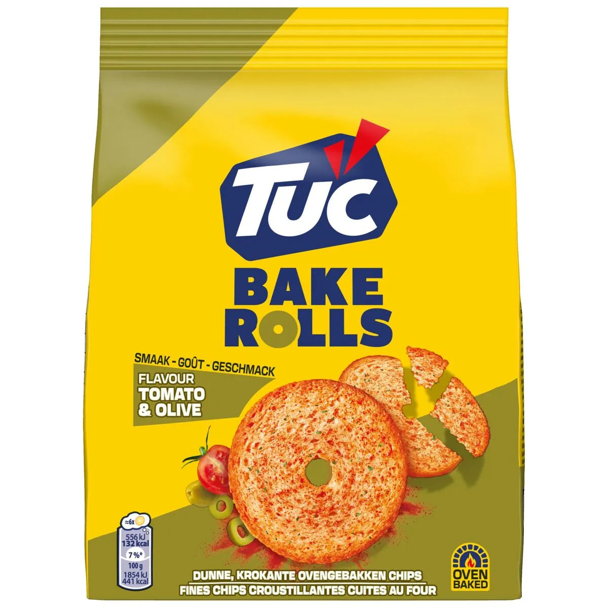 TUC Bake Rolls Tomate Olives 150g
