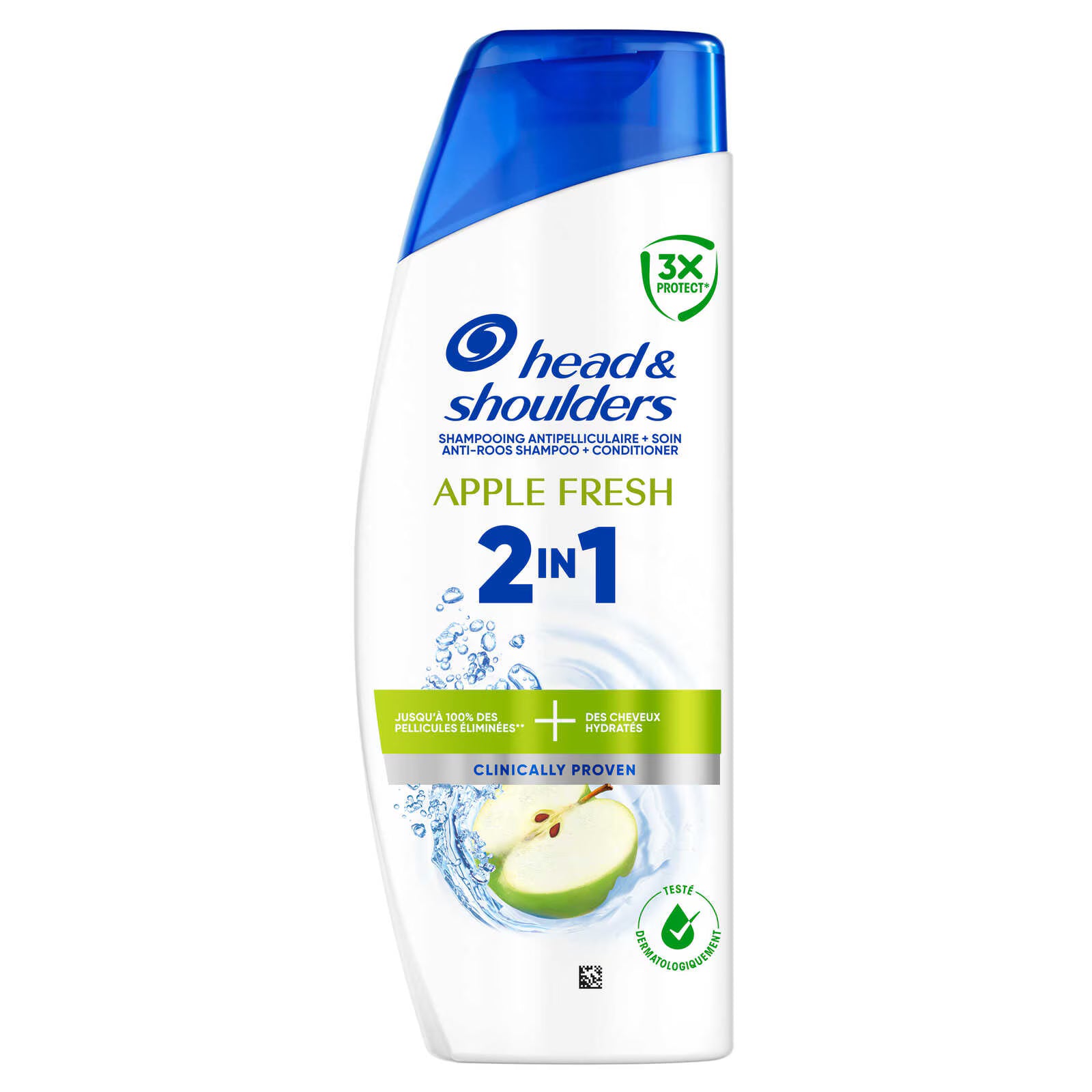 Head & shoulders - 2 en 1 Shampoing et conditionner - Apple Fresh -  330 ml