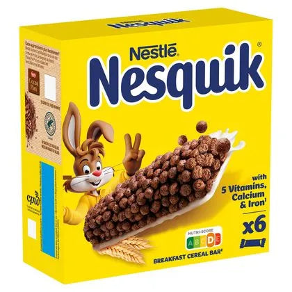NESQUIK Barres de céréales cacao 6x25g