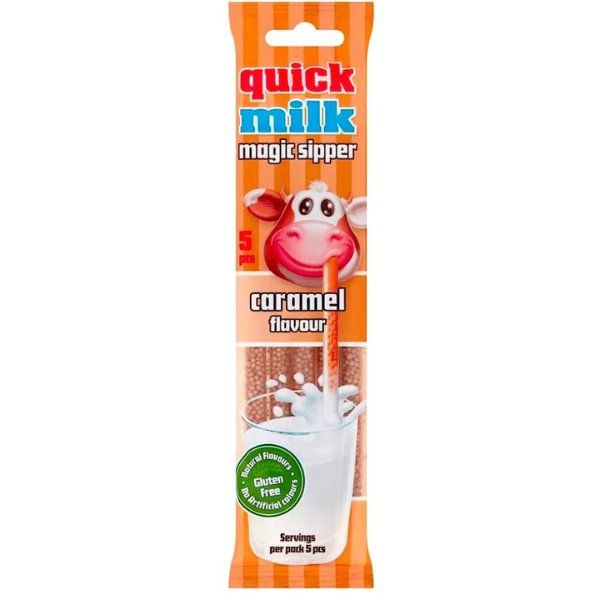 Quick Milk Magic Sipper Goût Caramel 30g (5x6g)