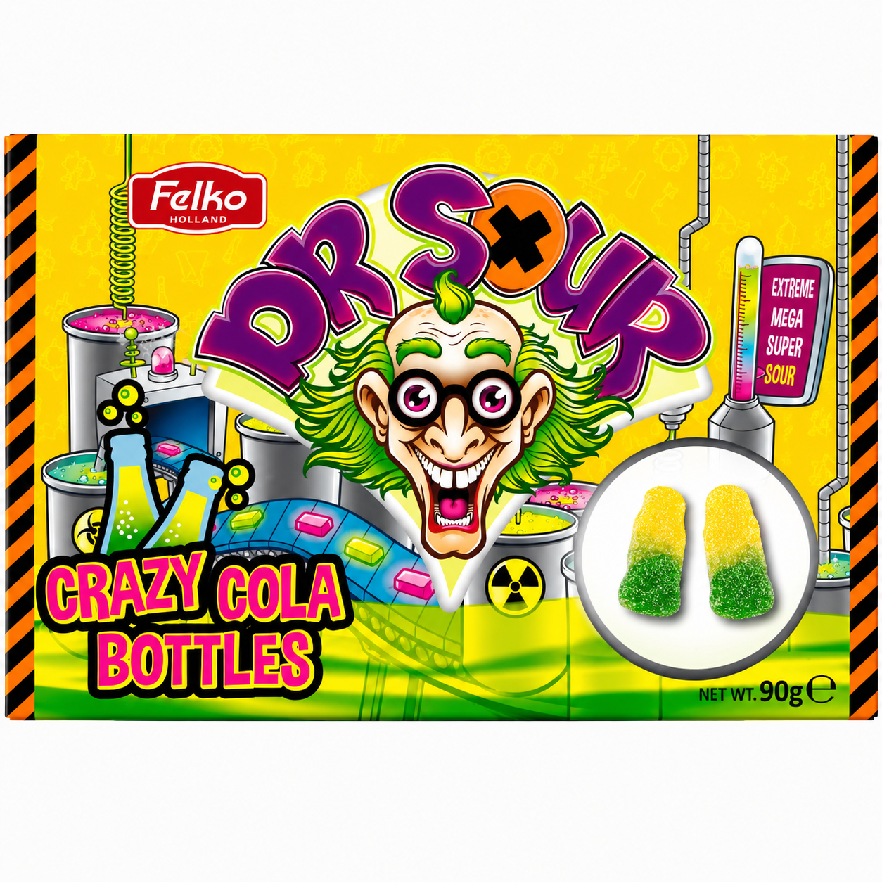 Dr Sour Crazy Cola Bottles 90g
