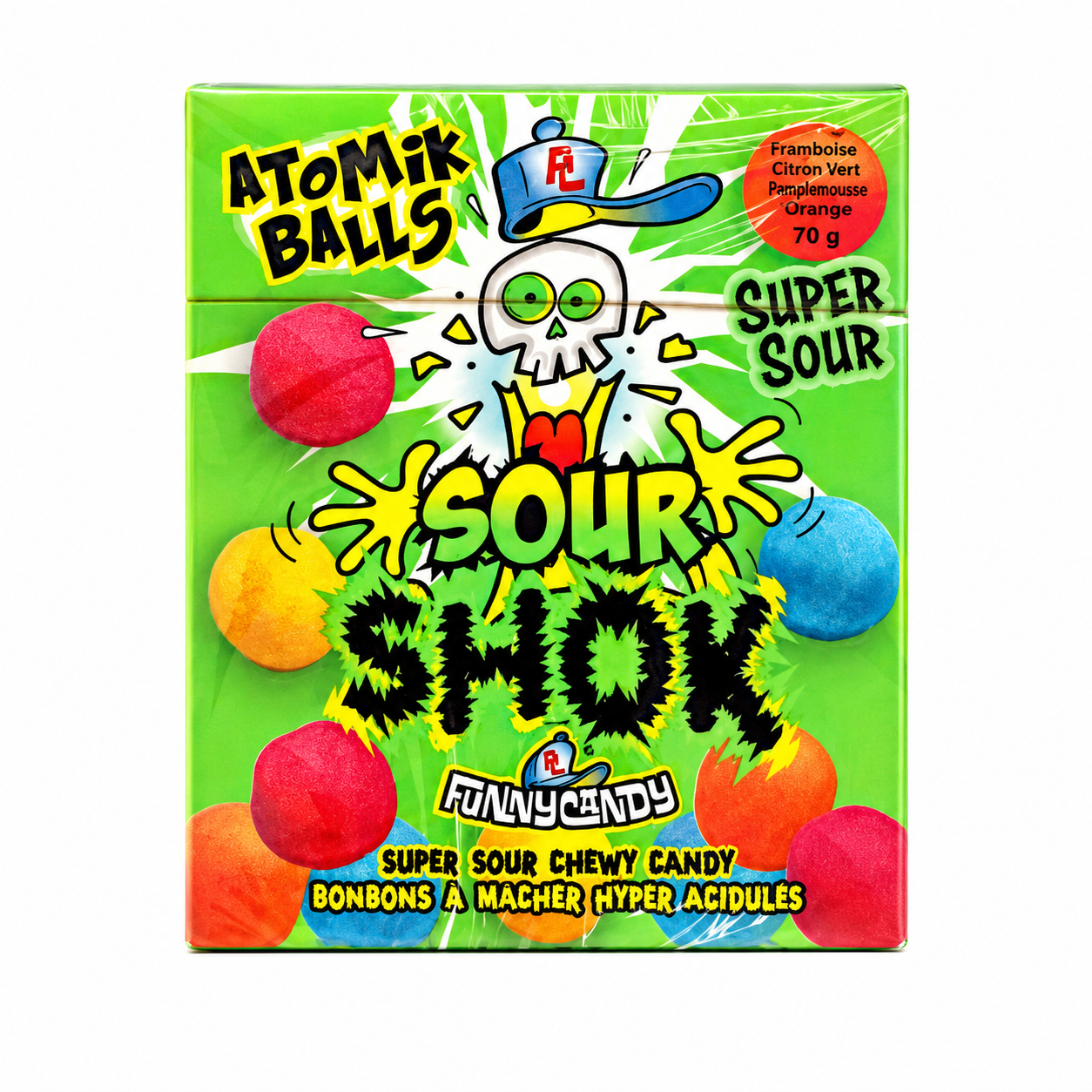 Dr Sour Atomik Balls 72g