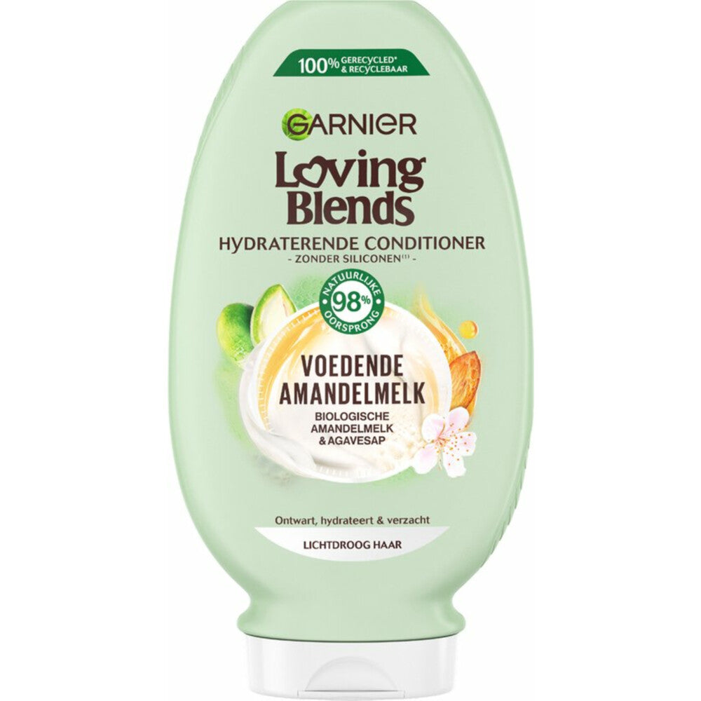 Garnier Loving Blends - Après shampoing aux amandes - 250Ml