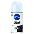 NIVEA - Désodorisant Roller - Black & White Invisible - 50 ml