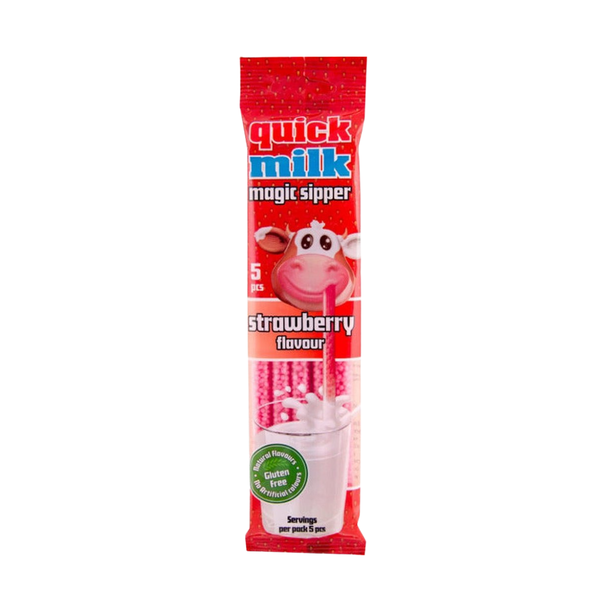 Quick Milk Magic Sipper Goût Fraise 30g (5x6g)